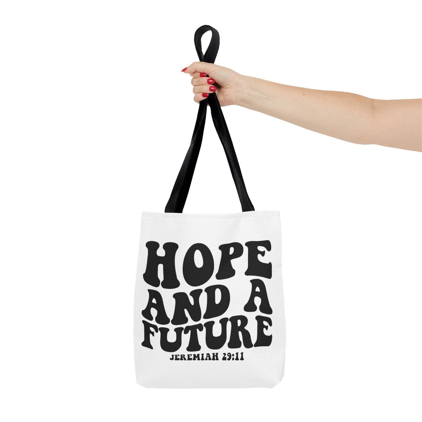 Hope and future tote bag