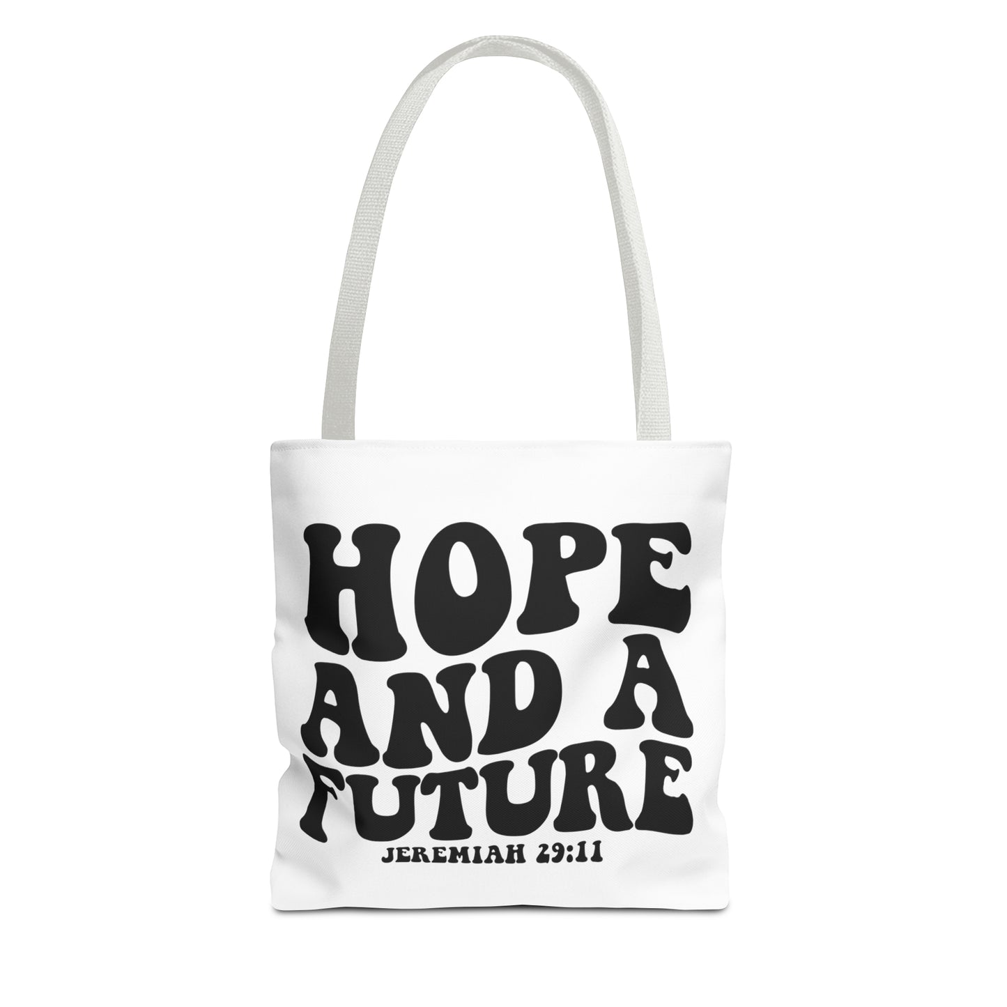 Hope and future tote bag